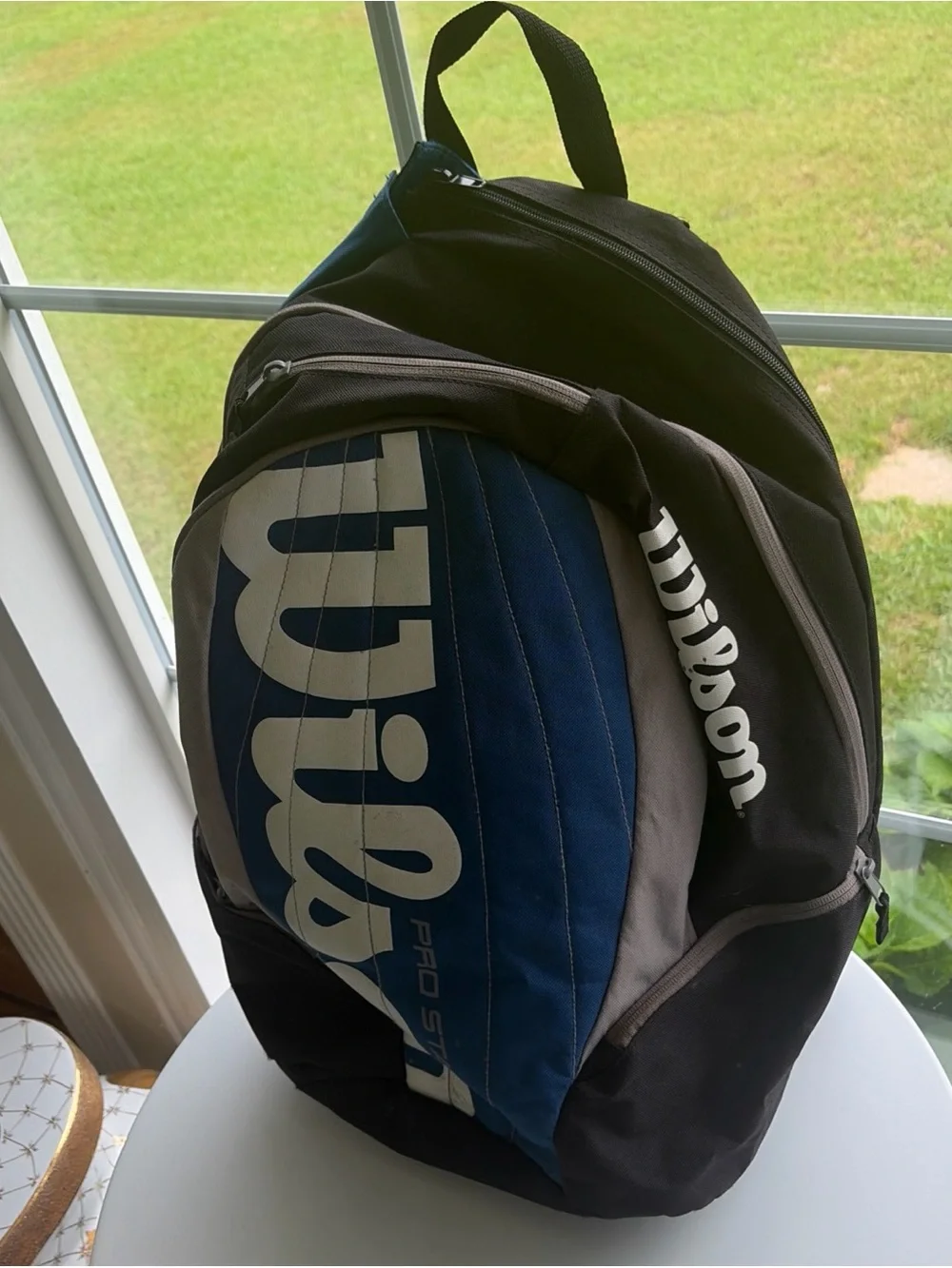 Wilson Black and Blue Men's Athletic Backpack